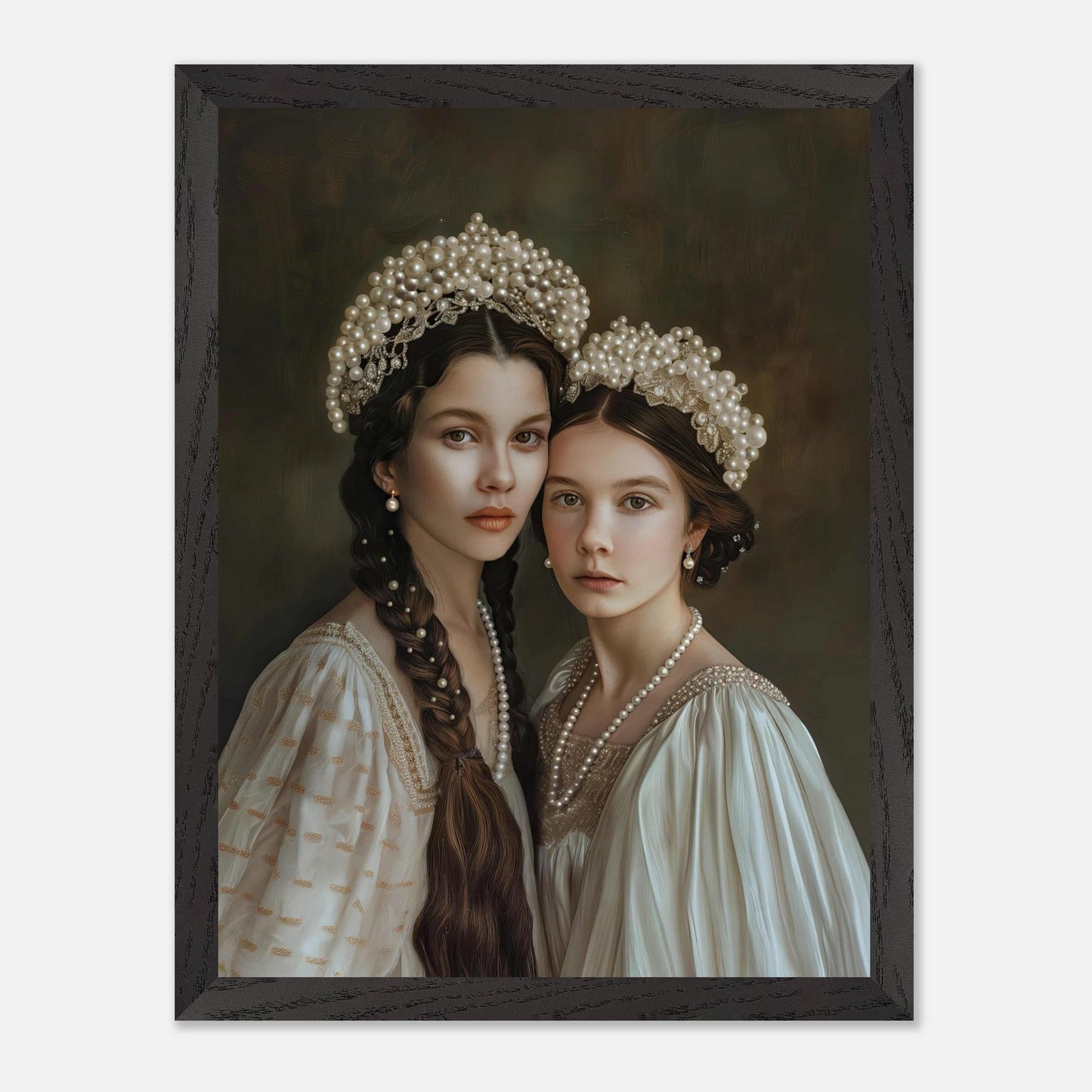 Portrait personnalisable - Amandine & fille