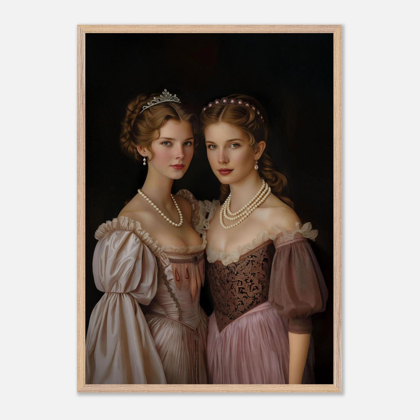 Portrait personnalisable - Aliénor & Athénaïs