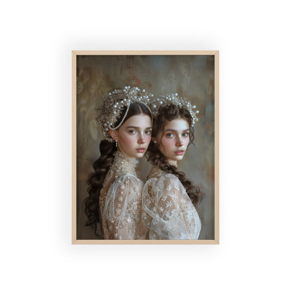 Portrait personnalisable - Soeurs Mira Style classique