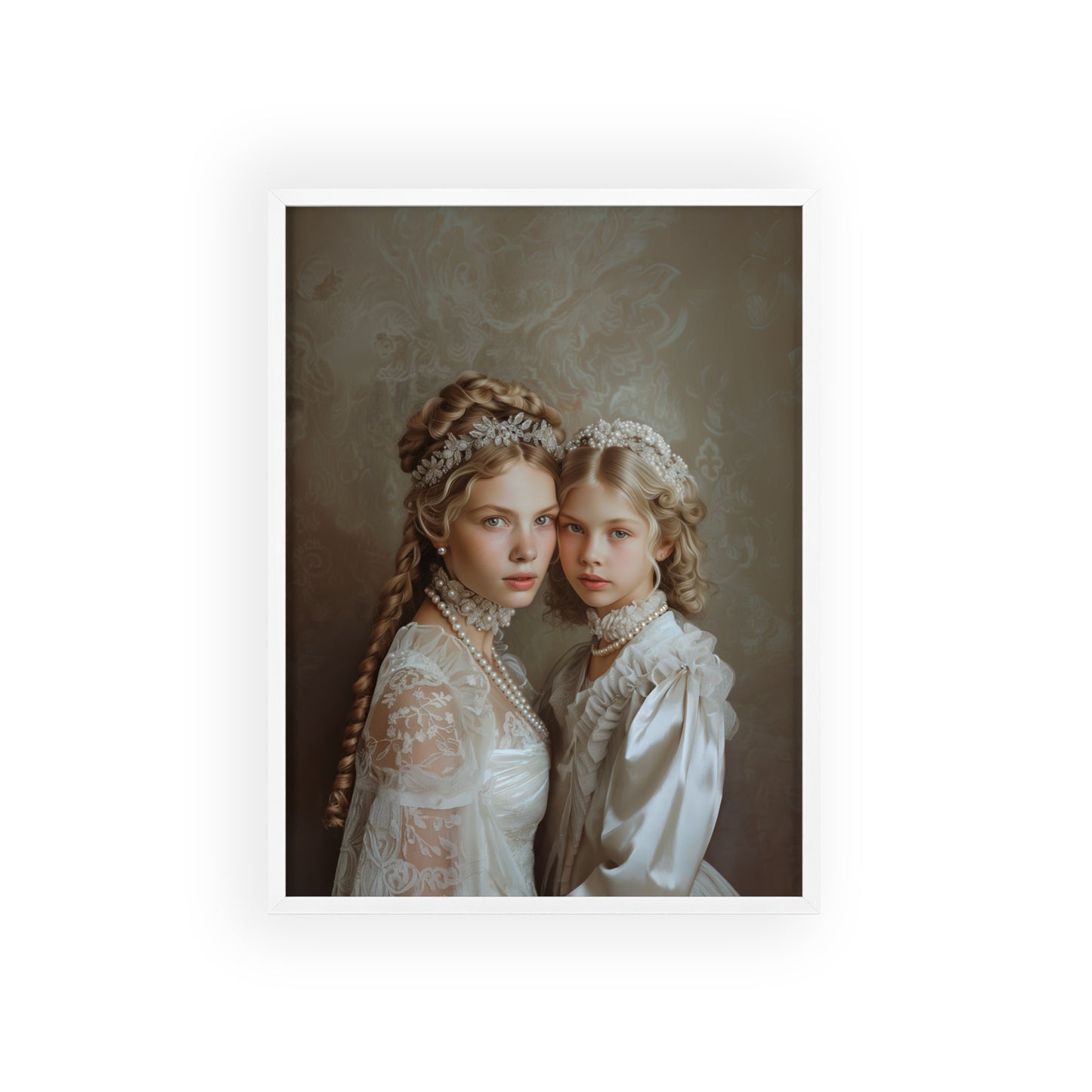 Portrait personnalisable - Henriette&Fille style classique