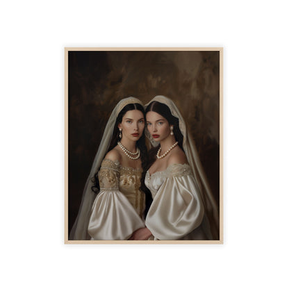 Portrait personnalisable - Les Soeurs Voilés style classique