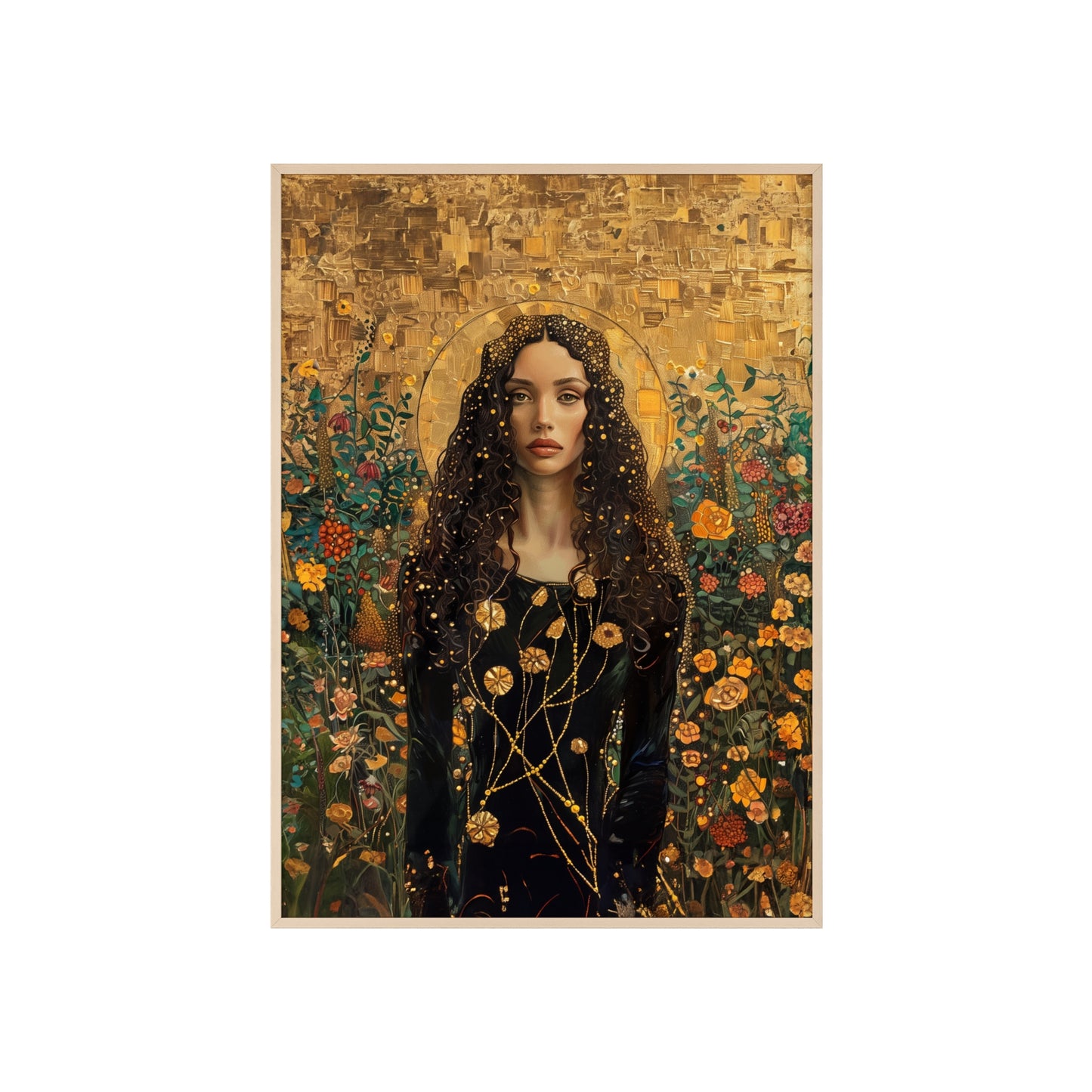 Portrait personnalisable - Selena Klimt Style