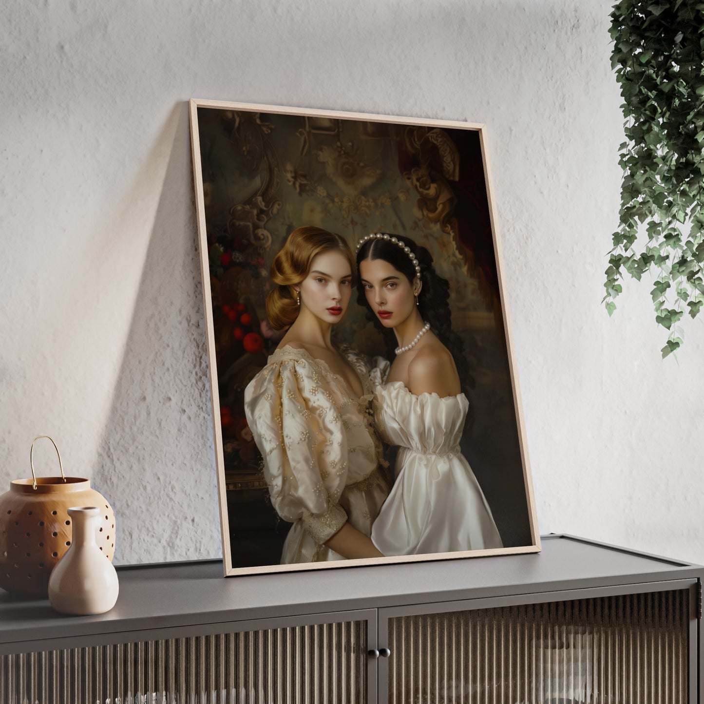 Portrait personnalisable - Dalilah&Lilah style classique