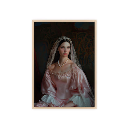 Portrait personnalisable - Rose style classique