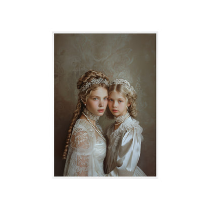 Portrait personnalisable - Henriette&Fille style classique