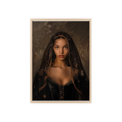 Portrait personnalisable - Solange style classique (pour femme noire)