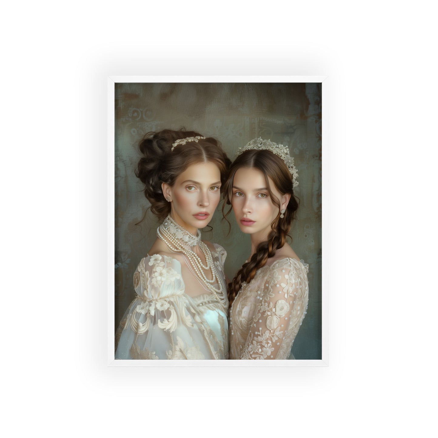 Portrait personnalisable - Mathilde&Fille style classique