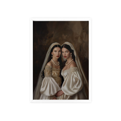 Portrait personnalisable - Les Soeurs Voilés style classique