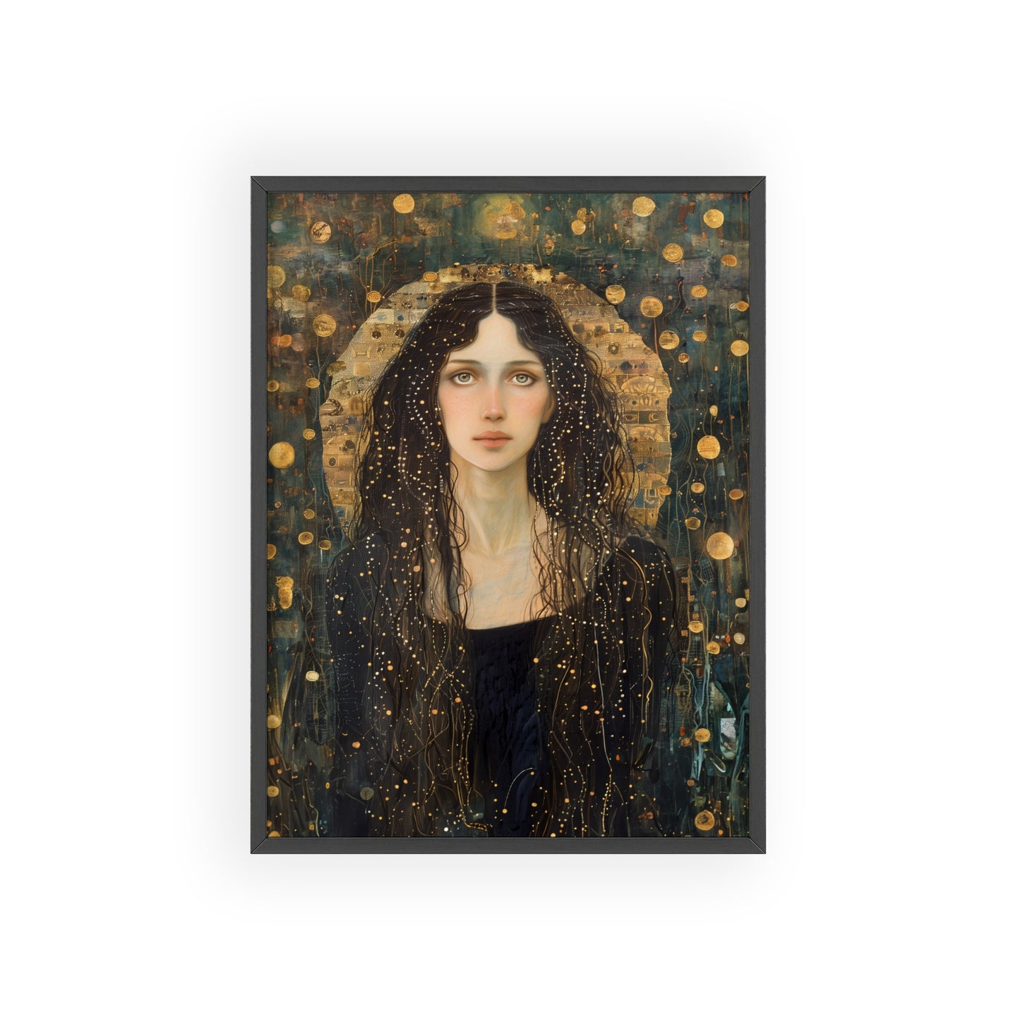 Portrait personnalisable - Elisa Klimt Style