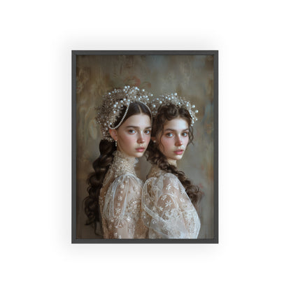 Portrait personnalisable - Soeurs Mira Style classique