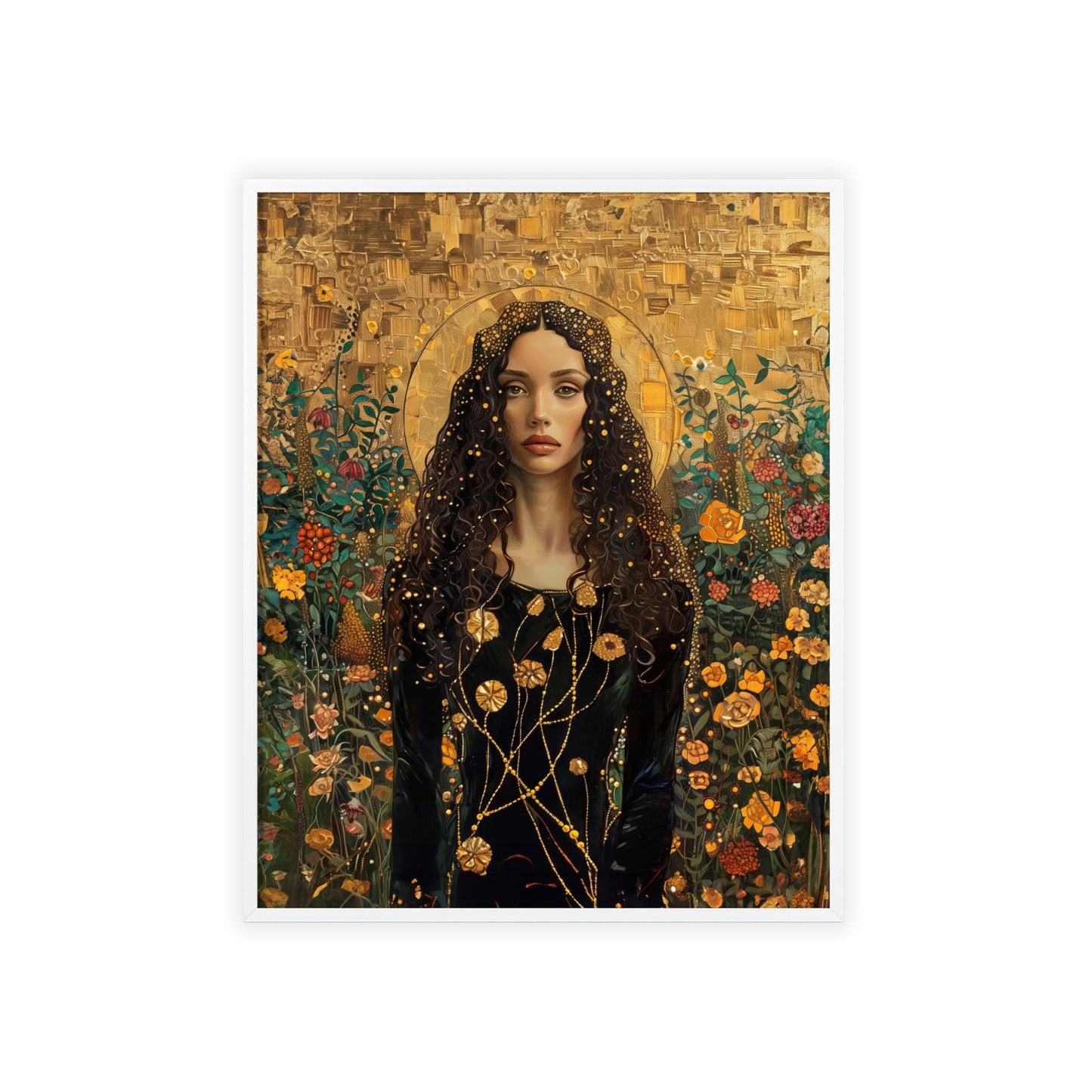 Portrait personnalisable - Selena Klimt Style