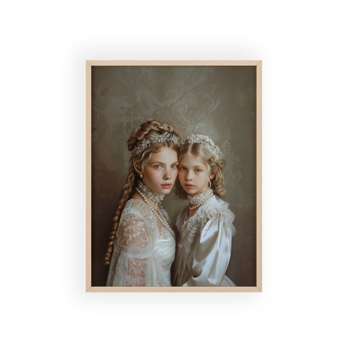 Portrait personnalisable - Henriette&Fille style classique