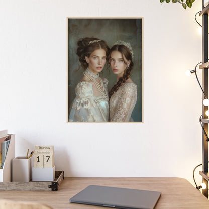 Portrait personnalisable - Mathilde&Fille style classique