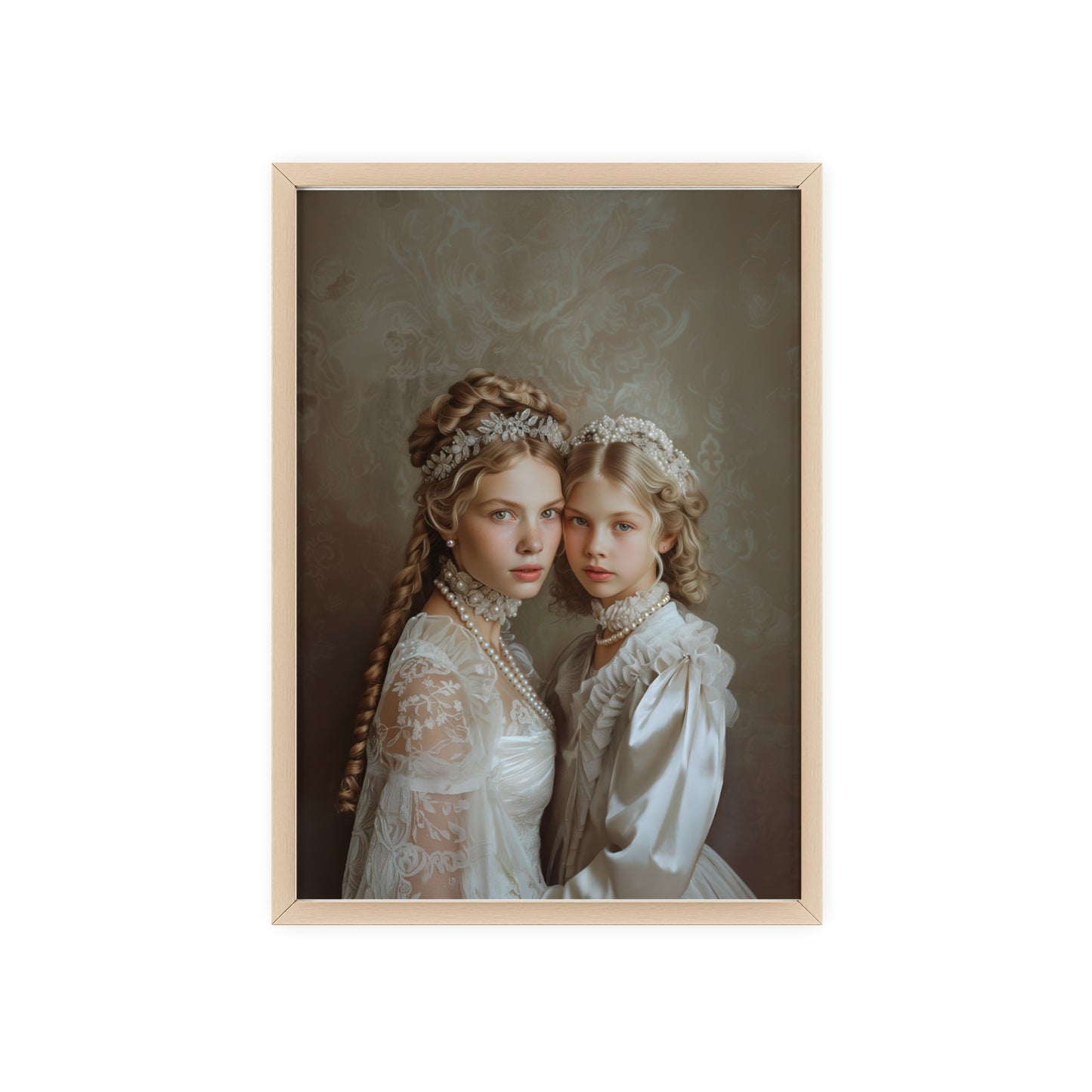 Portrait personnalisable - Henriette&Fille style classique