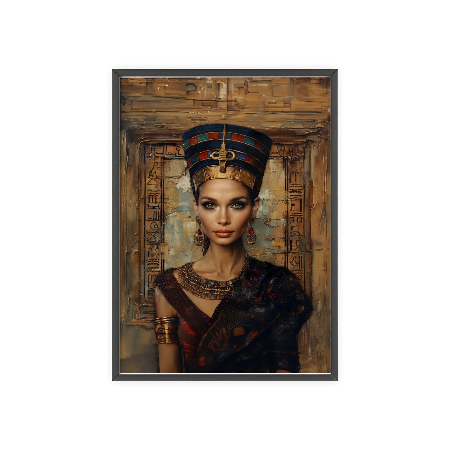 Portrait personnalisable - Nefertiti style égyptien