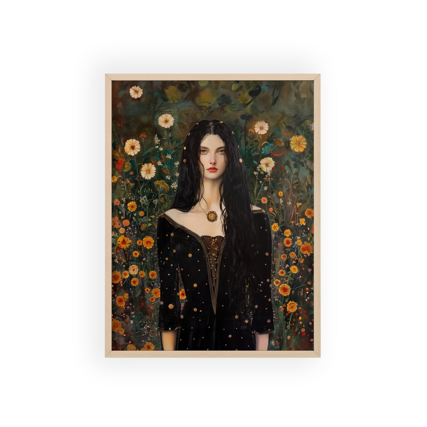 Portrait personnalisable - Leïla Klimt Style