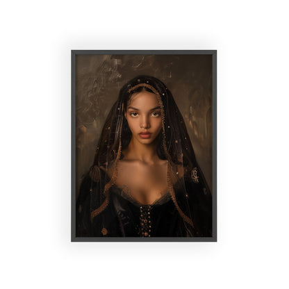 Portrait personnalisable - Solange style classique (pour femme noire)