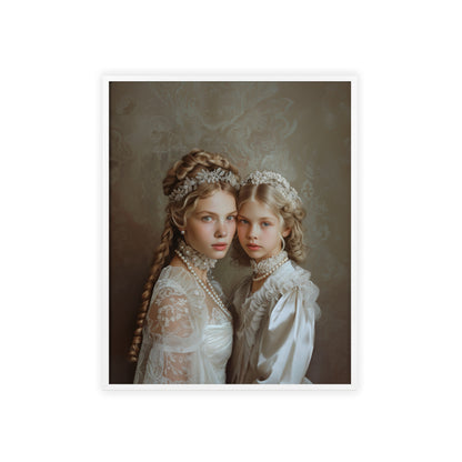 Portrait personnalisable - Henriette&Fille style classique