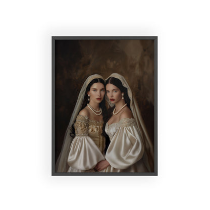 Portrait personnalisable - Les Soeurs Voilés style classique