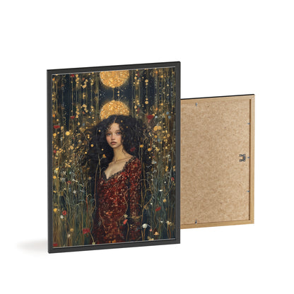 Portrait personnalisable - Tina Klimt Style (pour femme noire)