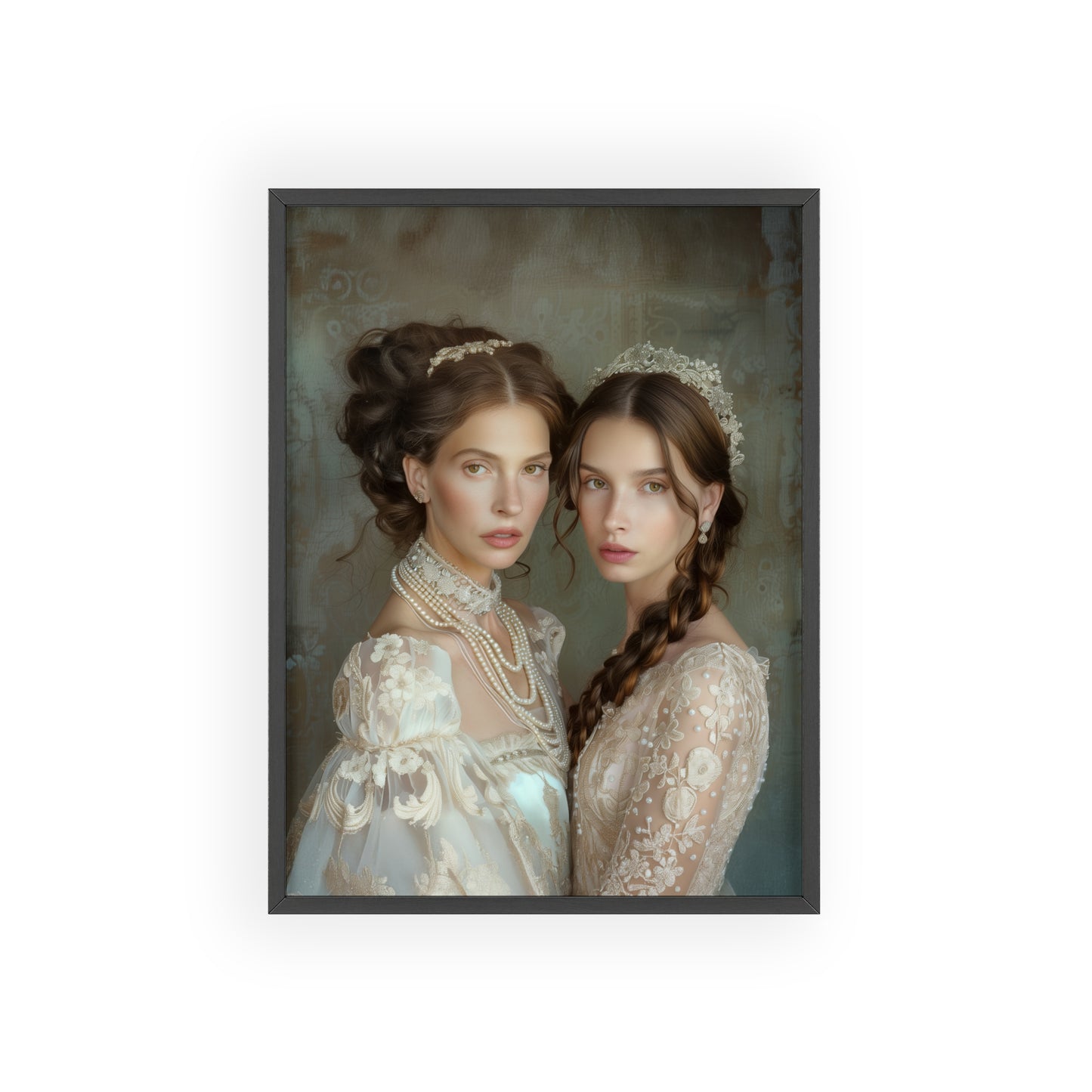 Portrait personnalisable - Mathilde&Fille style classique