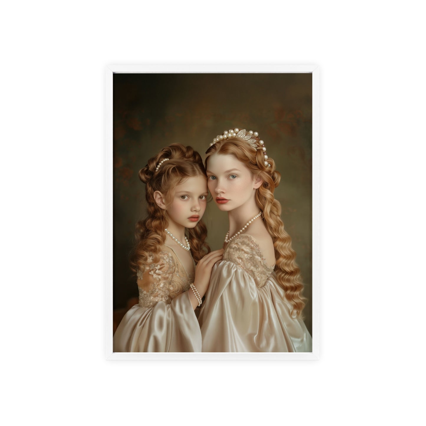 Portrait personnalisable - Catherine&Fille style classique