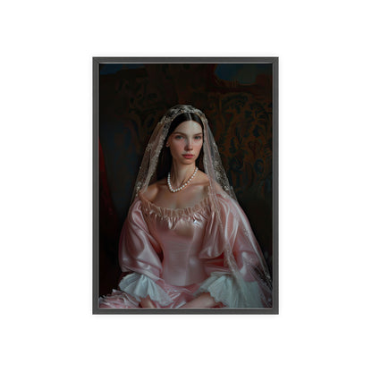 Portrait personnalisable - Rose style classique