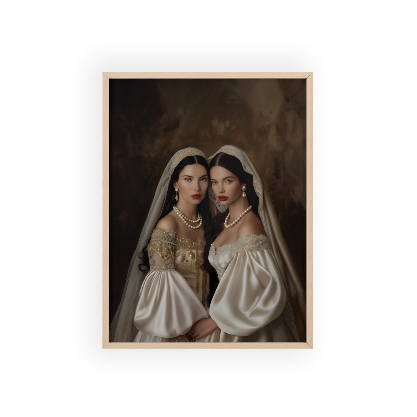 Portrait personnalisable - Les Soeurs Voilés style classique