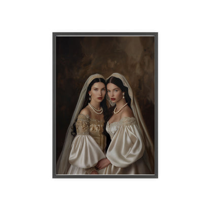 Portrait personnalisable - Les Soeurs Voilés style classique