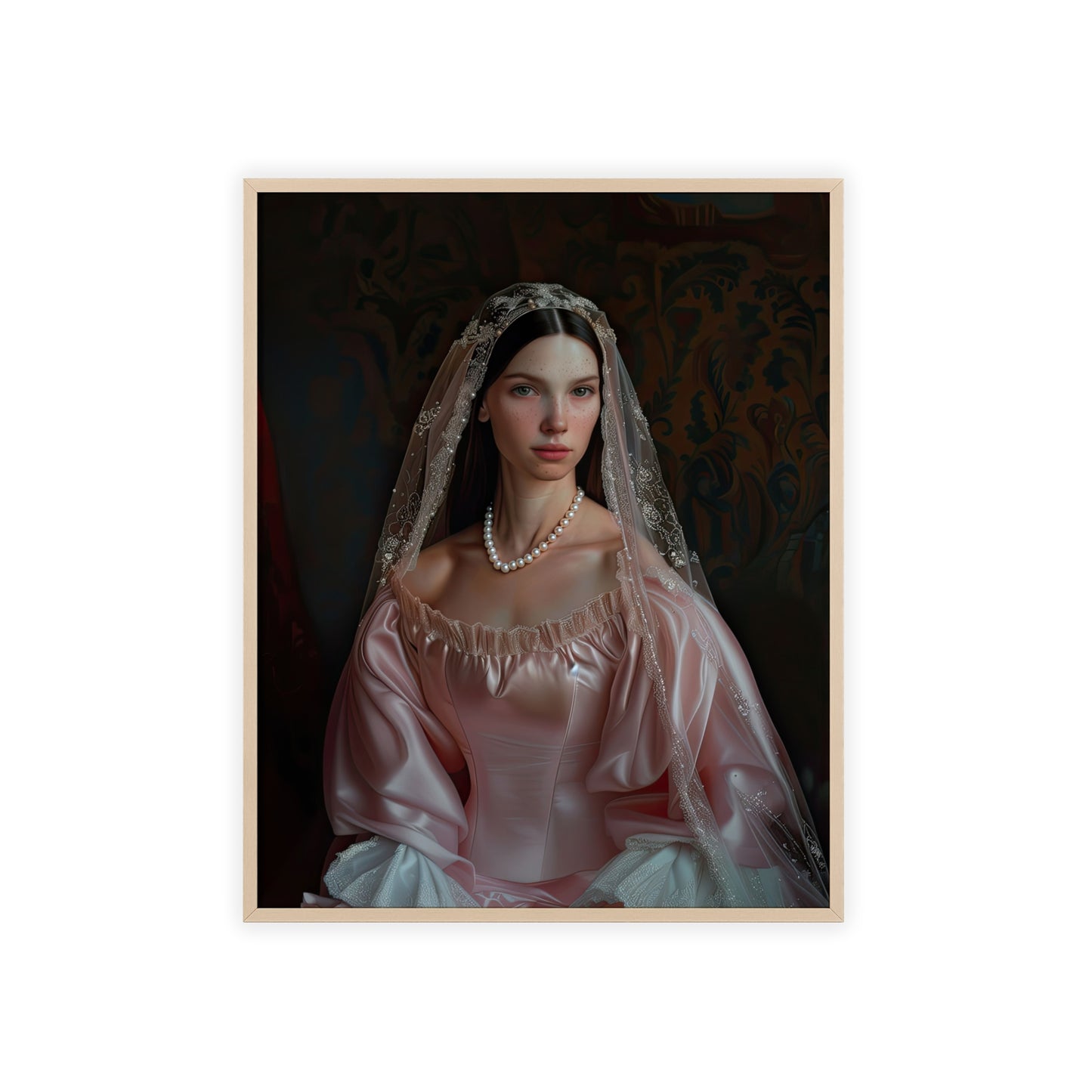 Portrait personnalisable - Rose style classique