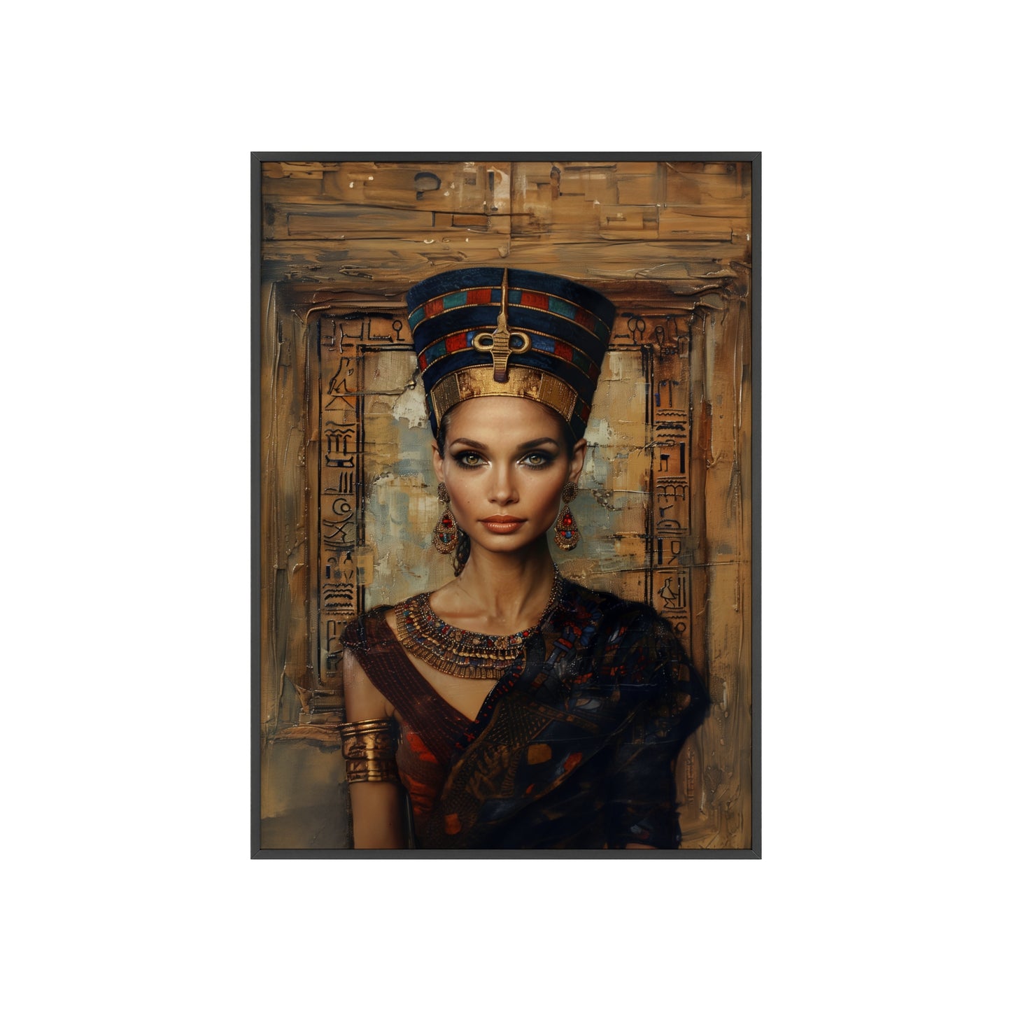 Portrait personnalisable - Nefertiti style égyptien