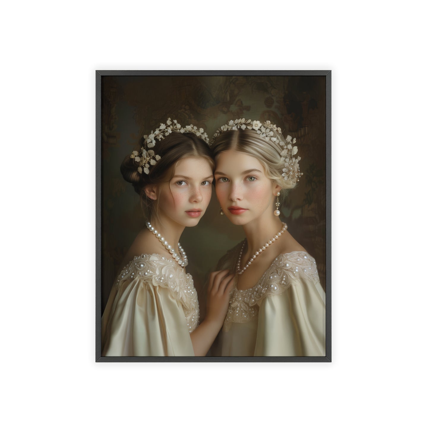 Portrait personnalisable - Victoria&Fille style classique