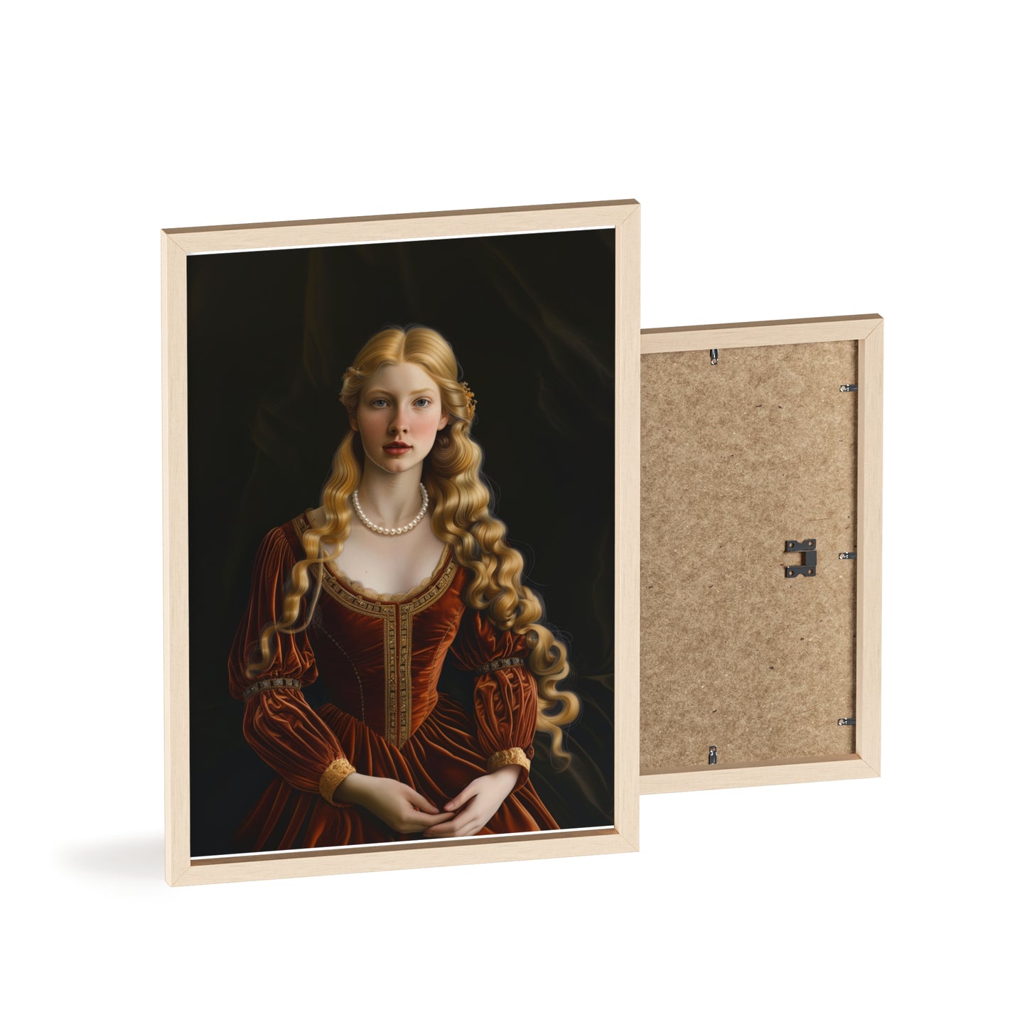 Portrait personnalisable - Blanche style classique