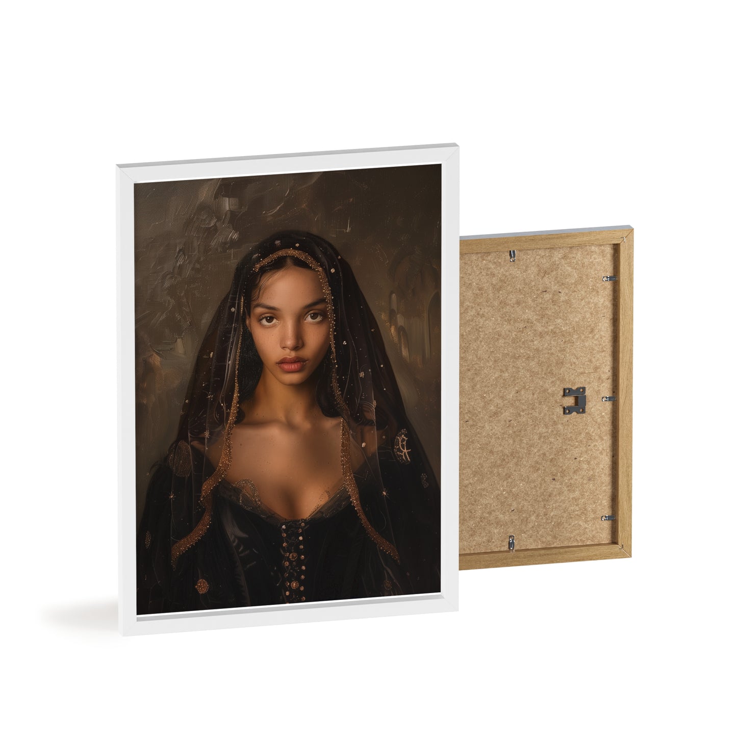 Portrait personnalisable - Solange style classique (pour femme noire)