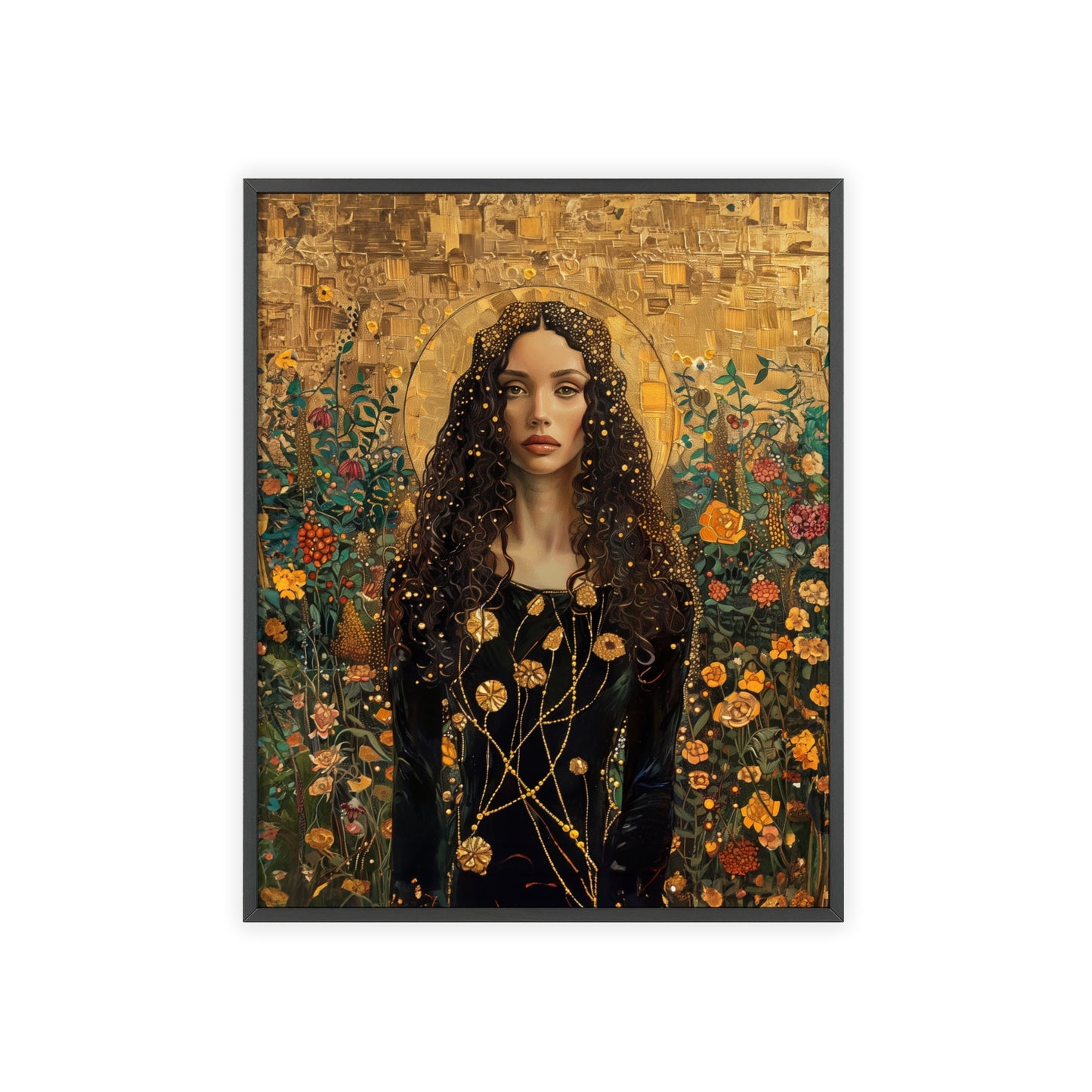 Portrait personnalisable - Selena Klimt Style