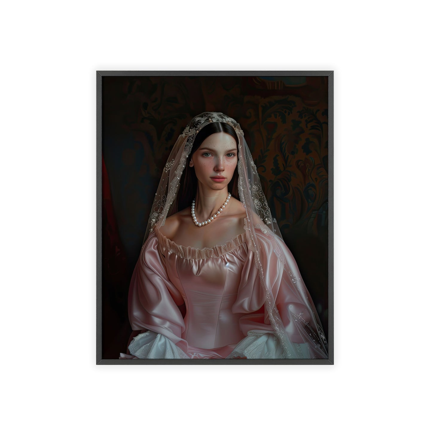 Portrait personnalisable - Rose style classique