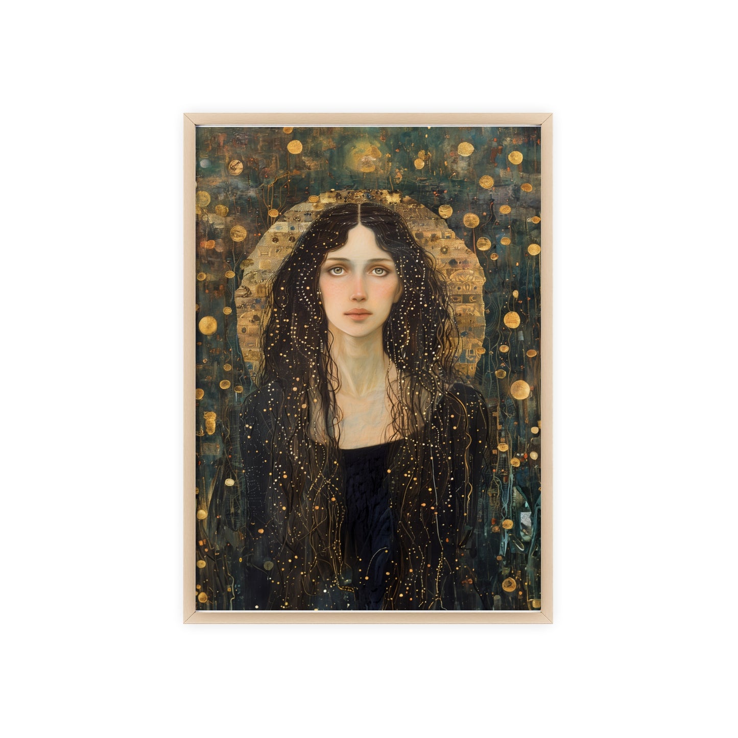 Portrait personnalisable - Elisa Klimt Style