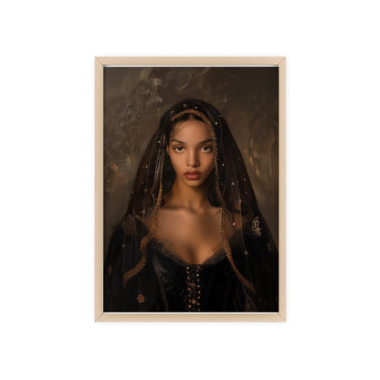 Portrait personnalisable - Solange style classique (pour femme noire)