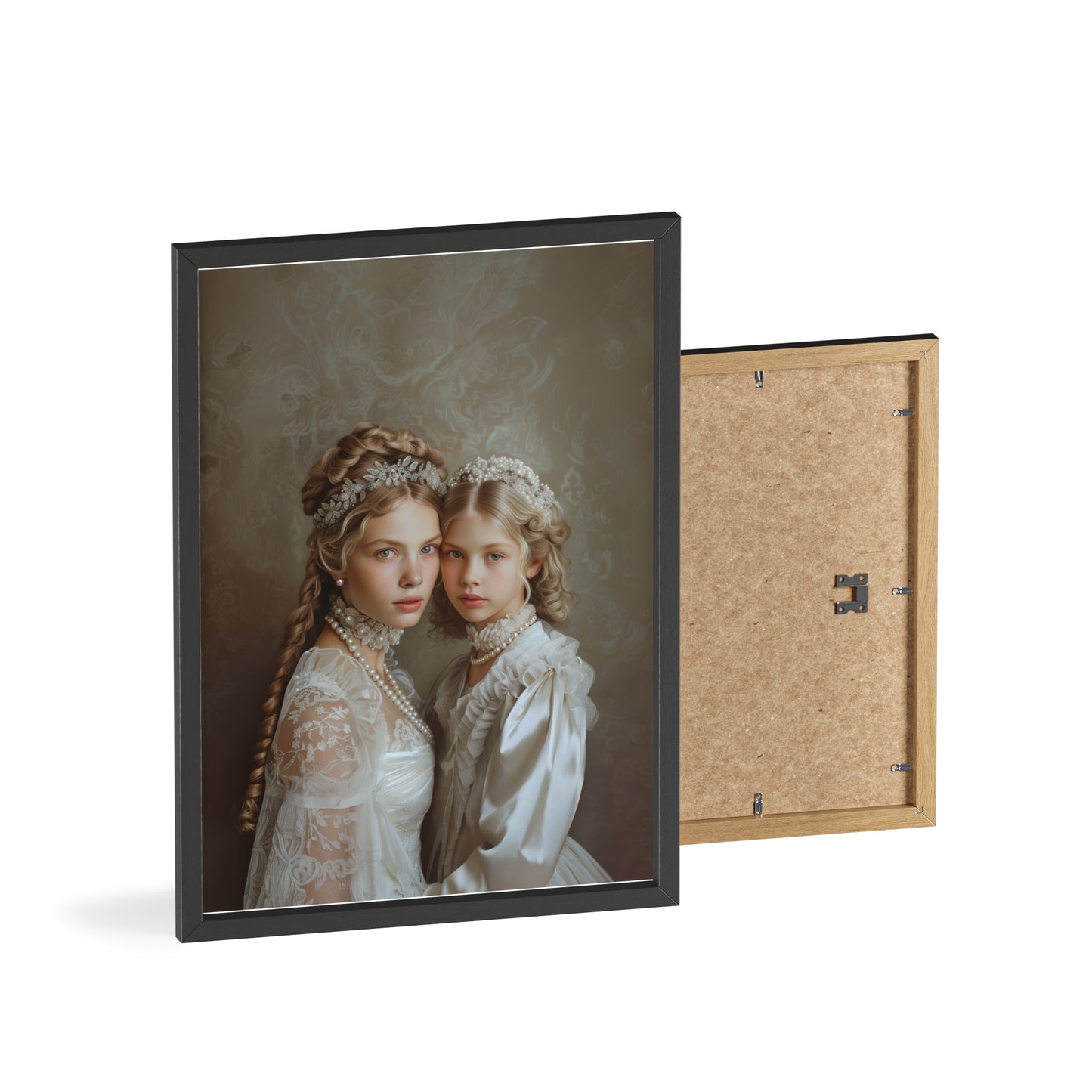 Portrait personnalisable - Henriette&Fille style classique