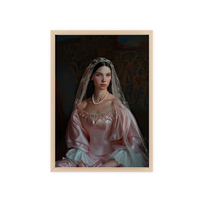 Portrait personnalisable - Rose style classique