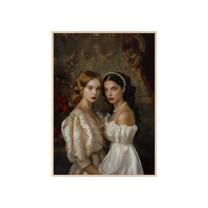 Portrait personnalisable - Dalilah&Lilah style classique