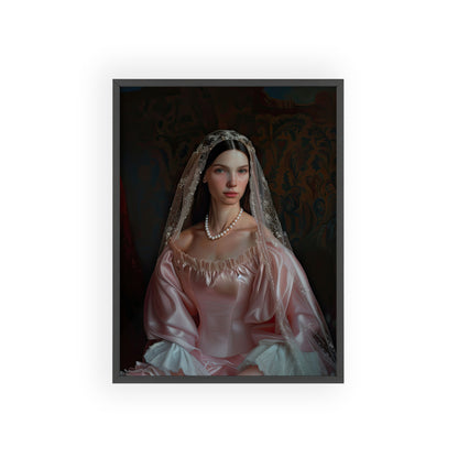 Portrait personnalisable - Rose style classique