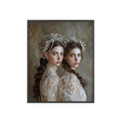 Portrait personnalisable - Soeurs Mira Style classique