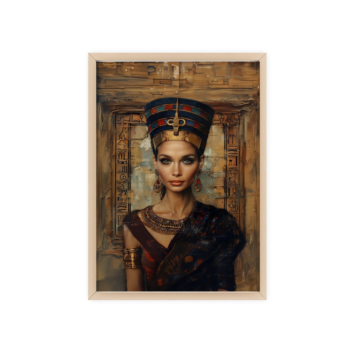 Portrait personnalisable - Nefertiti style égyptien