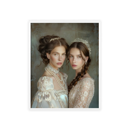 Portrait personnalisable - Mathilde&Fille style classique