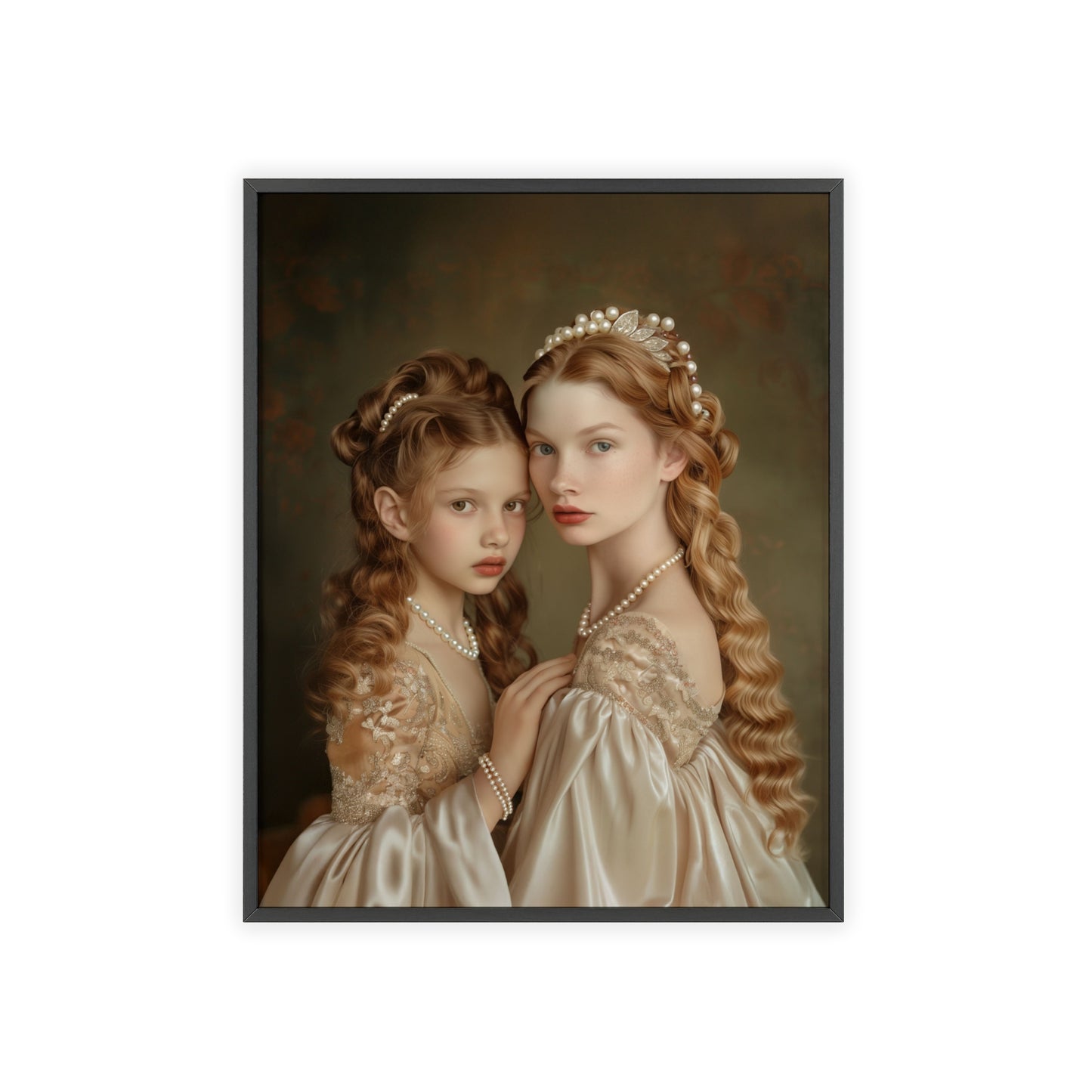 Portrait personnalisable - Catherine&Fille style classique