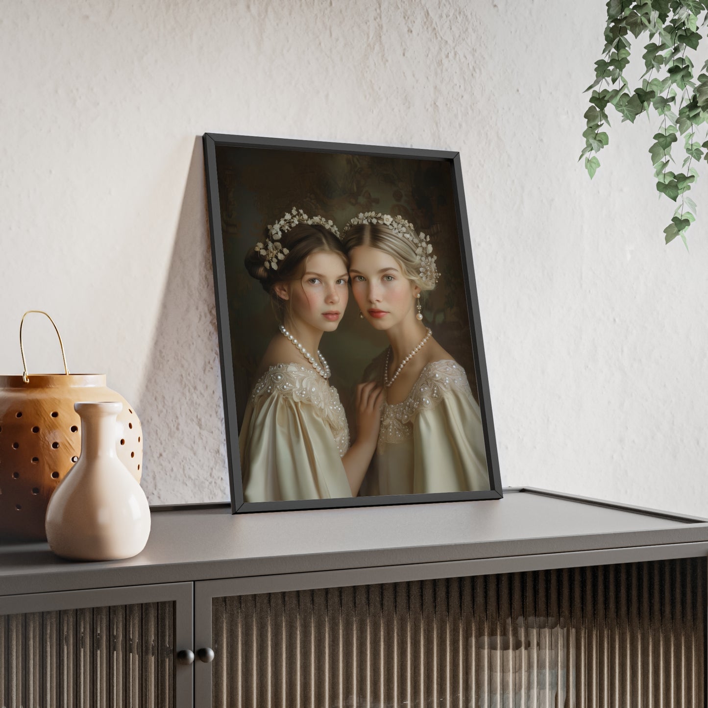 Portrait personnalisable - Victoria&Fille style classique