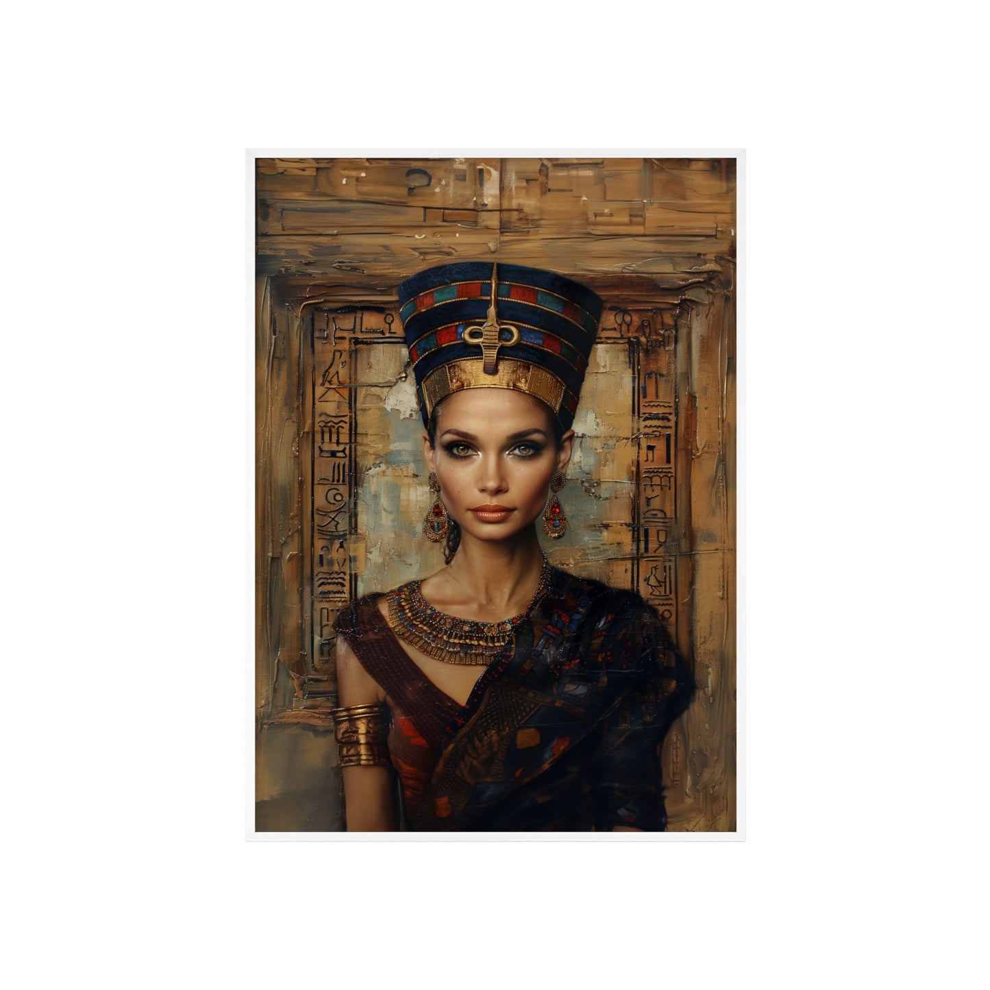 Portrait personnalisable - Nefertiti style égyptien