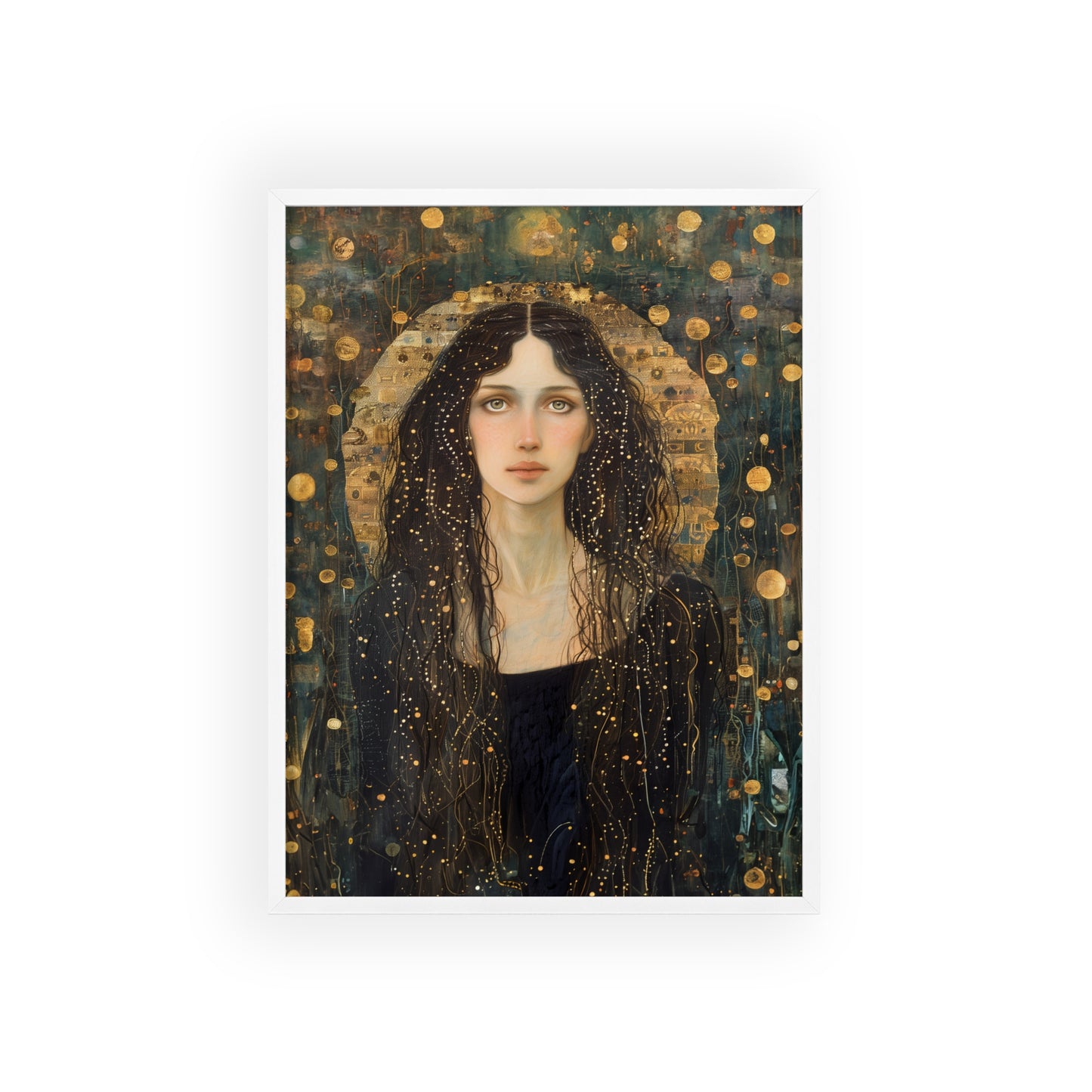 Portrait personnalisable - Elisa Klimt Style