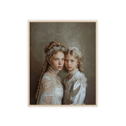 Portrait personnalisable - Henriette&Fille style classique